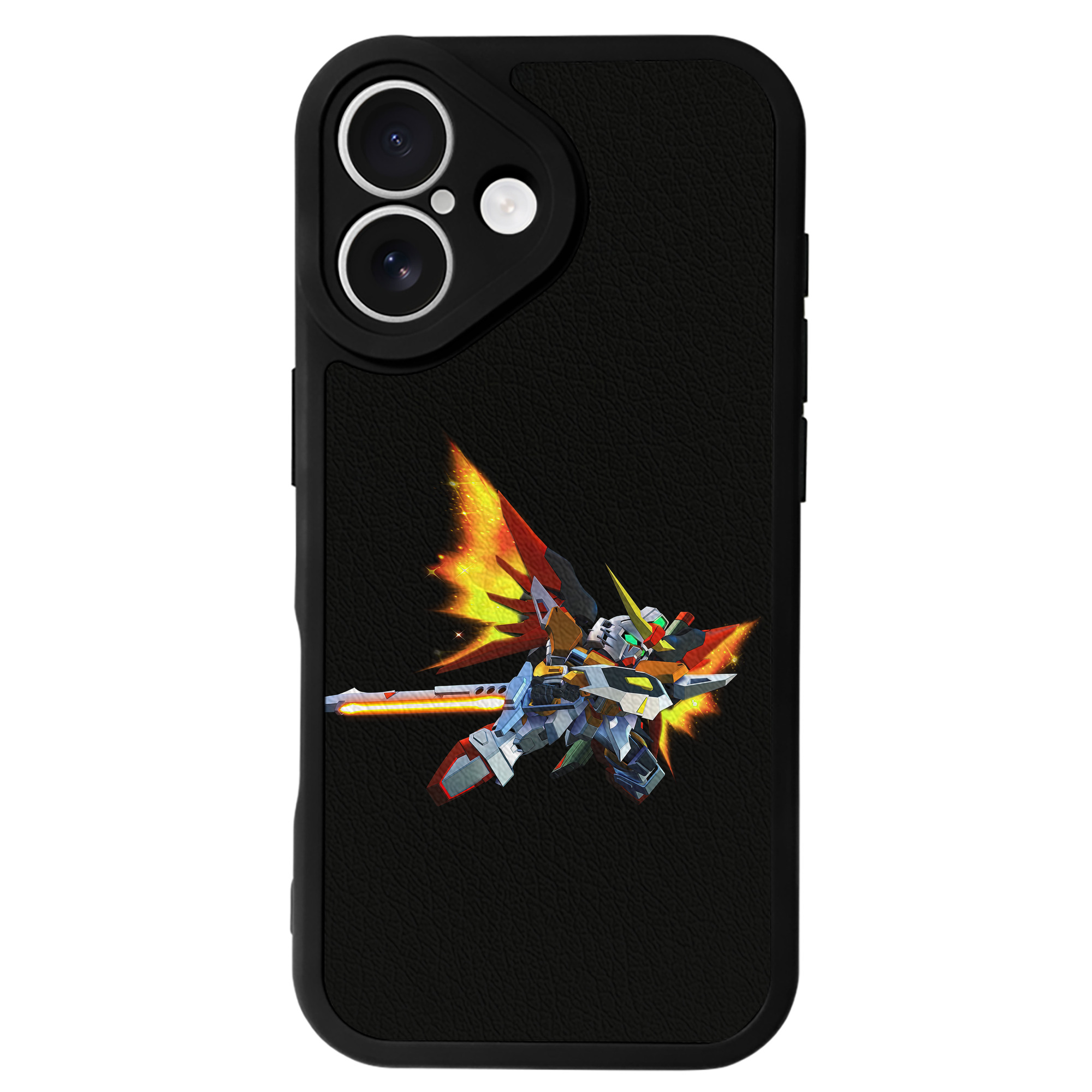 （画像用） 機動戦士ガンダム Mobile Suit Gundam 【iPhone 16シリーズ対応】シリコンスマホケース（レザー調） 材質：シリコン